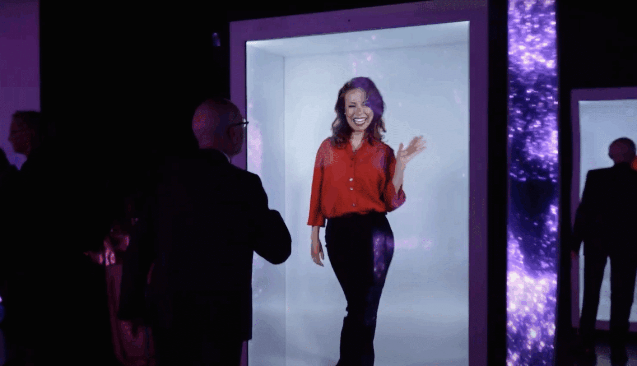 Life Size Holo Box Style Hologram - 3D Hologram Rentals